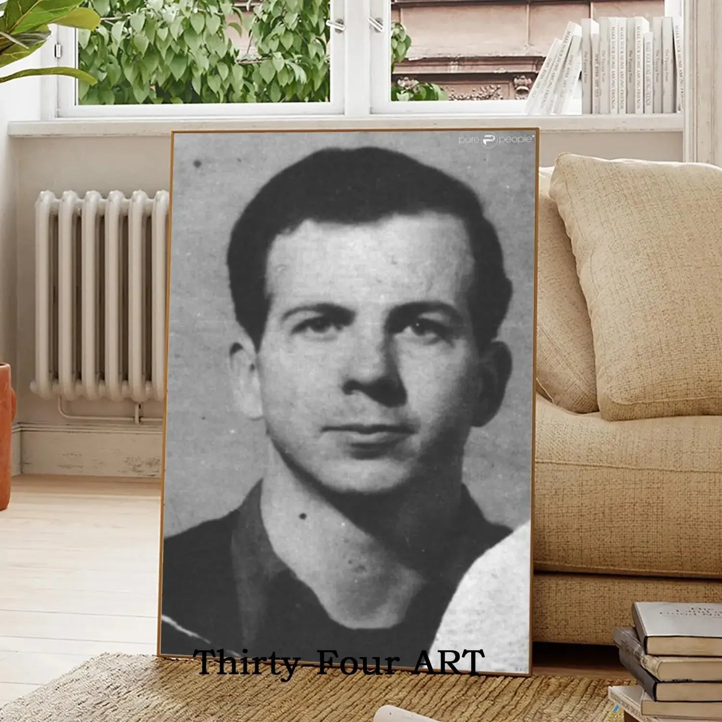 Lee Harvey Oswald Canvas Art Poster and Wall Art