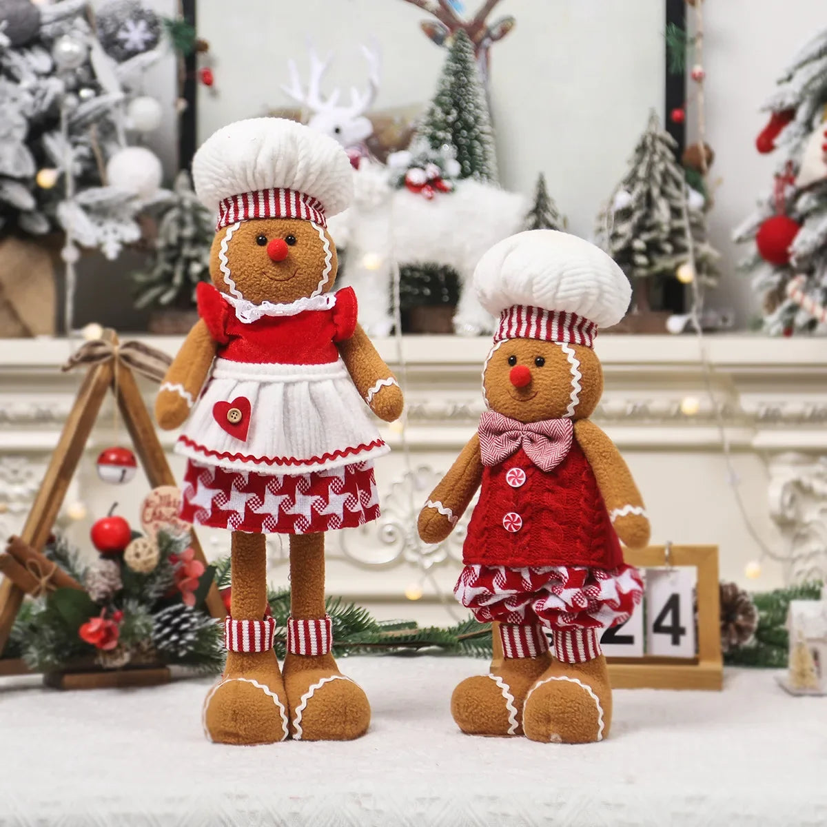 Christmas Telescopic Gingerbread Man