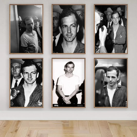 Lee Harvey Oswald Canvas Art Poster and Wall Art