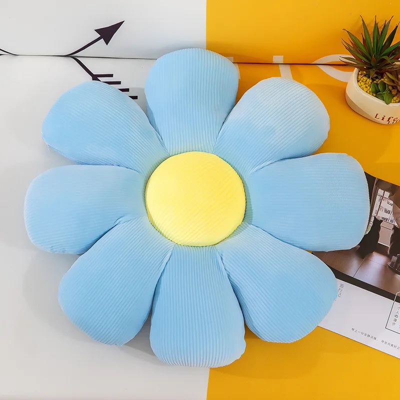 Daisy Flower Plush Cushion Colorful Petal