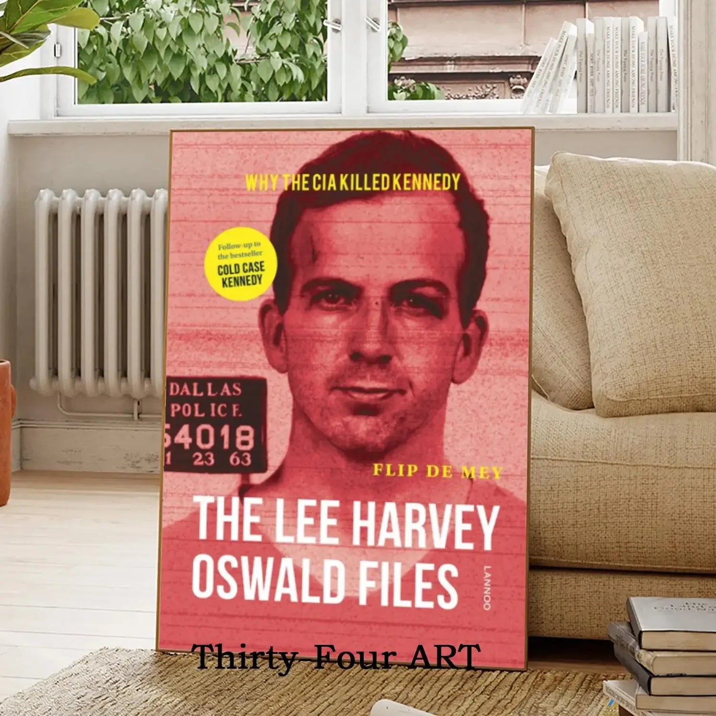 Lee Harvey Oswald Canvas Art Poster and Wall Art