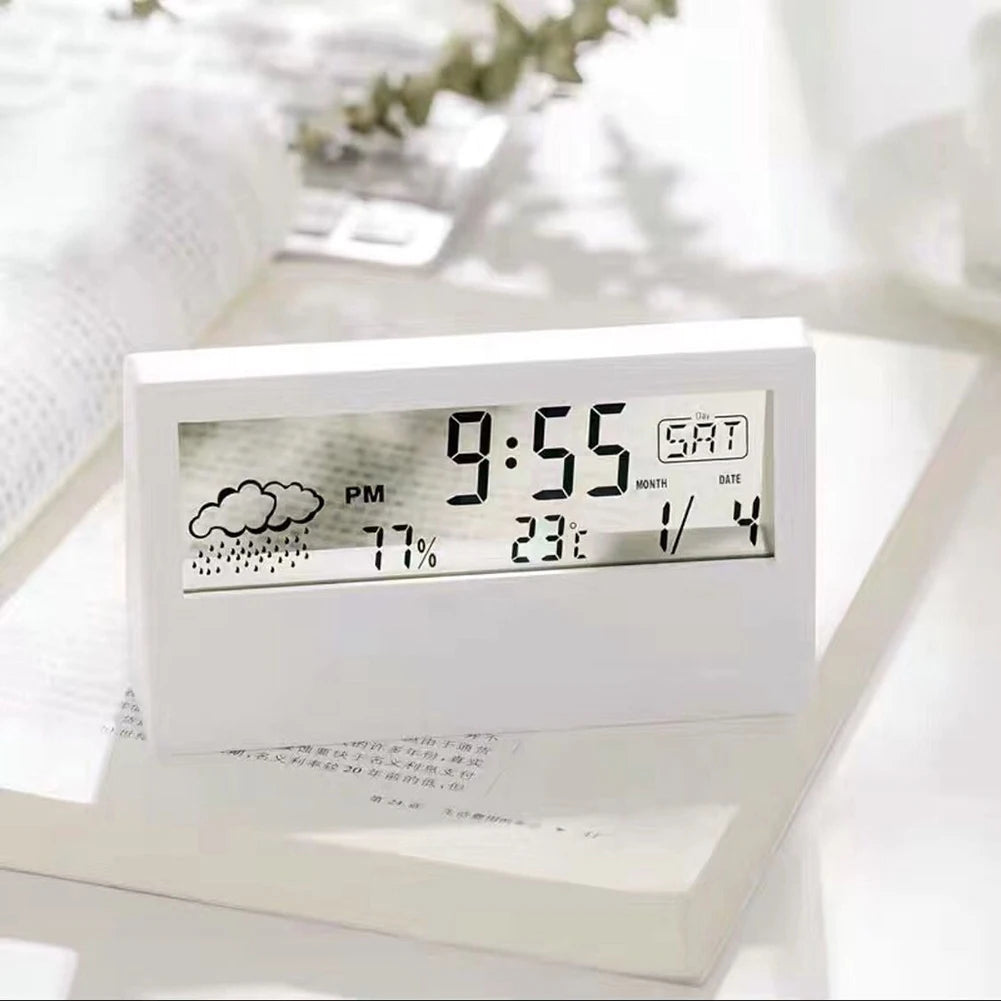 Thermo-Hygrometer Clock Weather Display