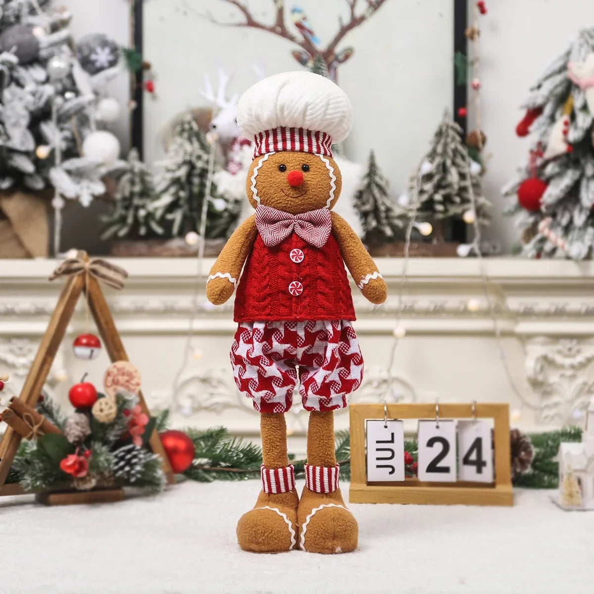 Christmas Telescopic Gingerbread Man