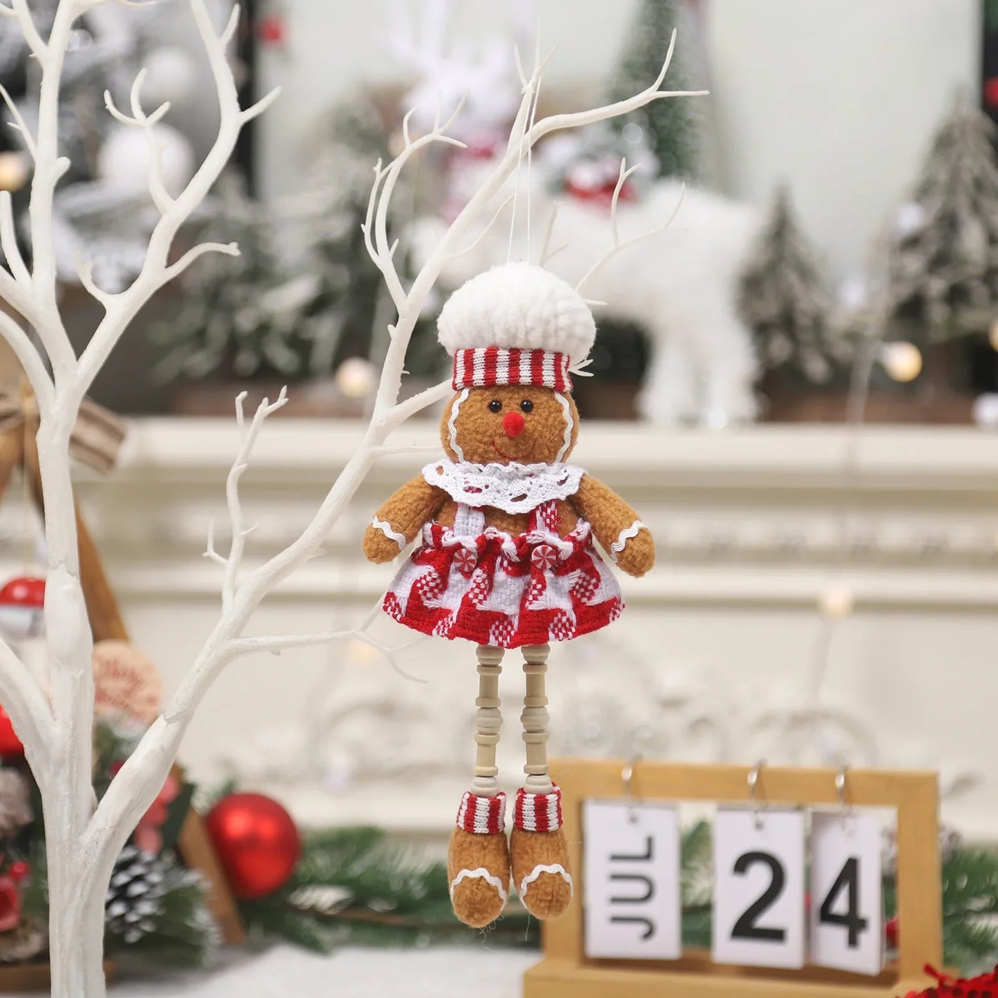 Christmas Telescopic Gingerbread Man