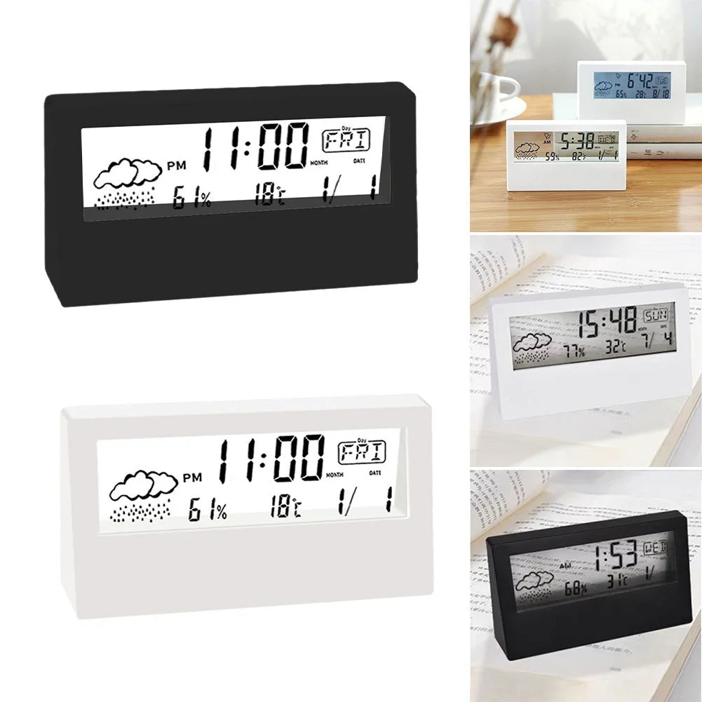 Thermo-Hygrometer Clock Weather Display