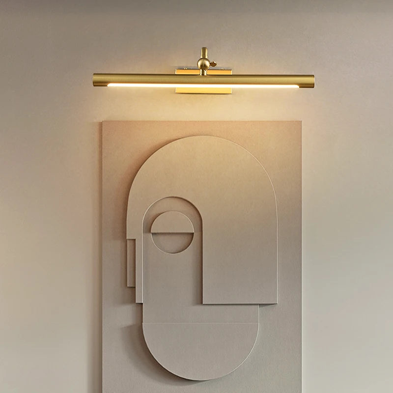 Brass wall lamp