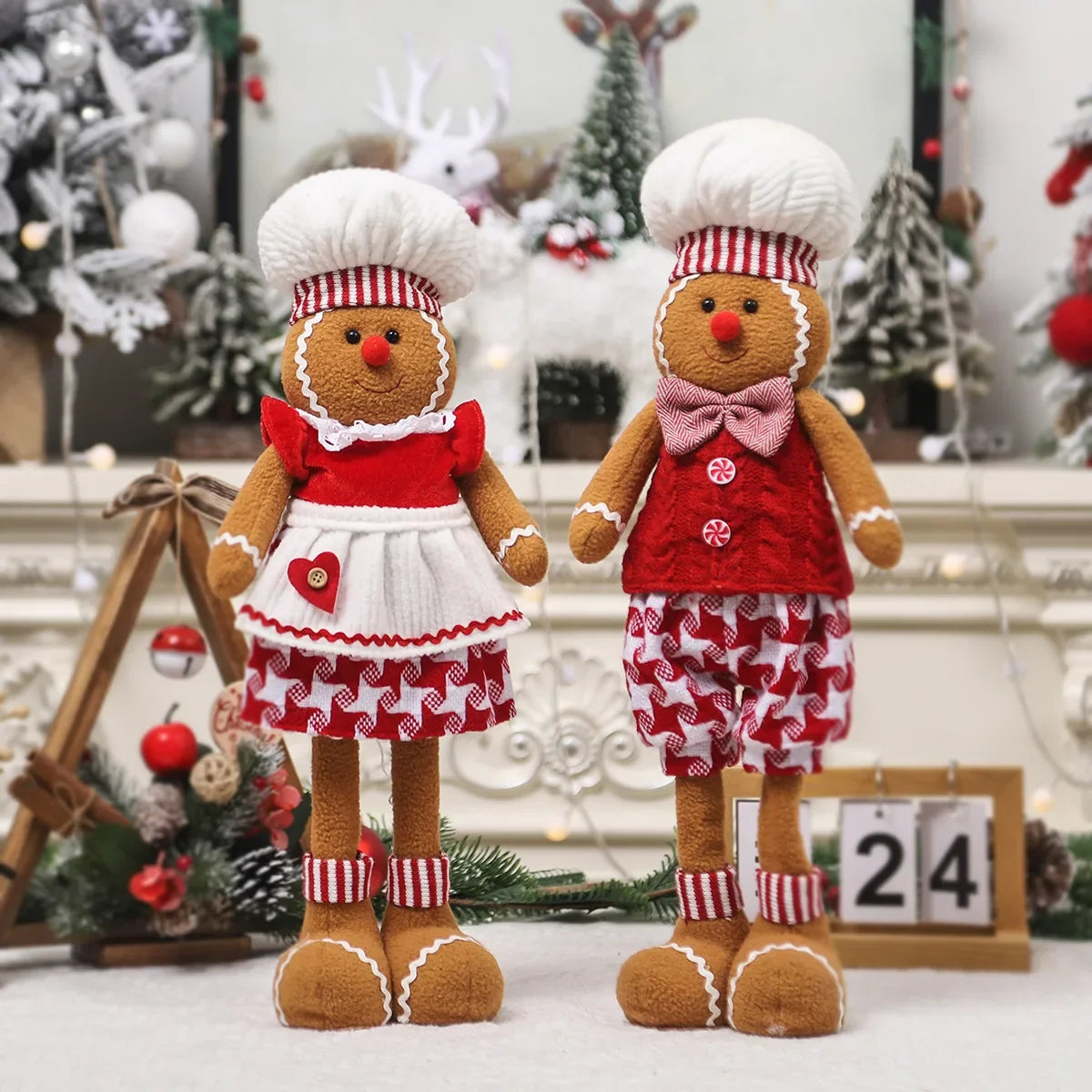 Christmas Telescopic Gingerbread Man