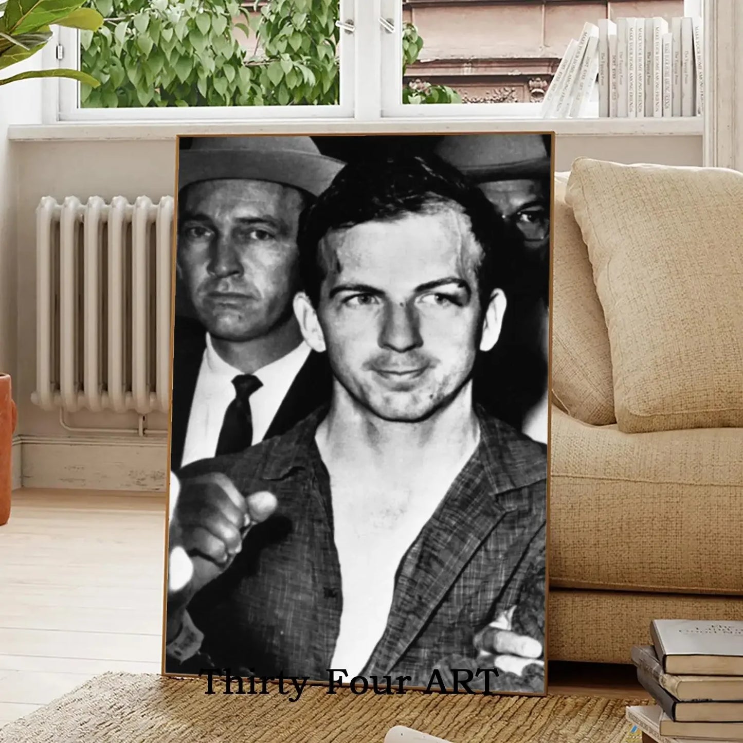 Lee Harvey Oswald Canvas Art Poster and Wall Art