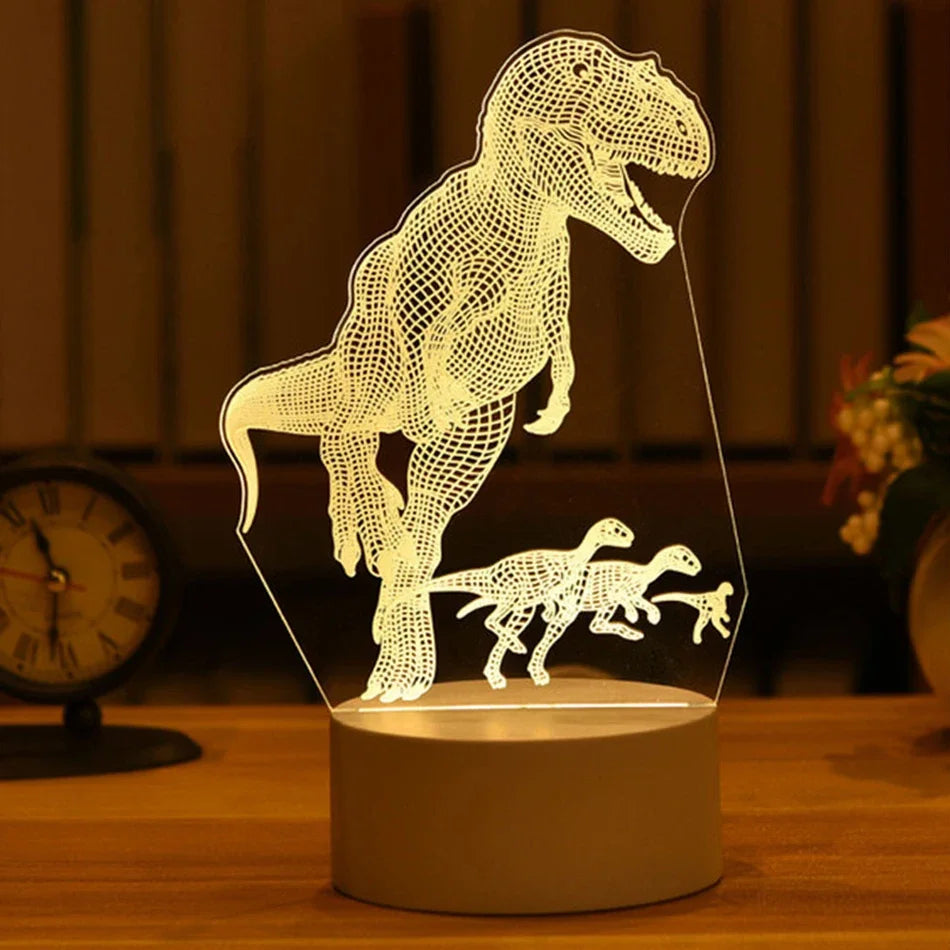 3D Lamp Acrylic USB