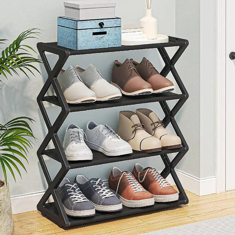 Home Furniture X-shaped Shoe Rack