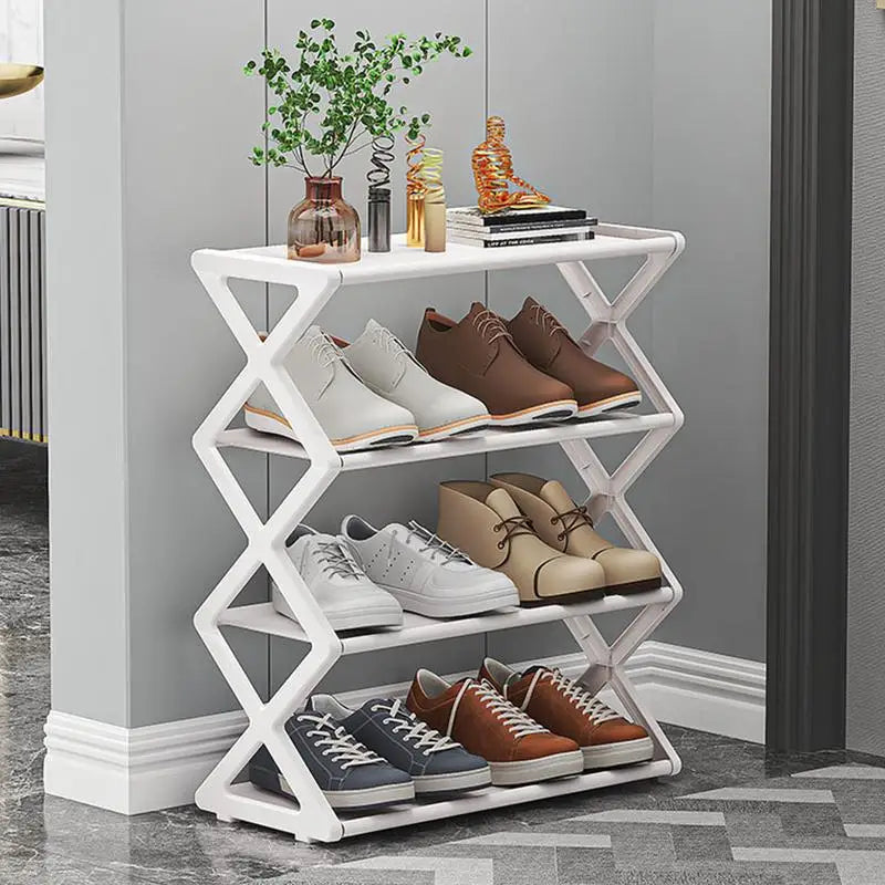 Home Furniture X-shaped Shoe Rack