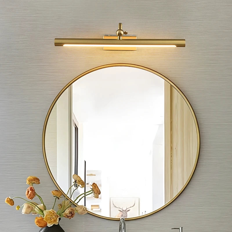 Brass wall lamp