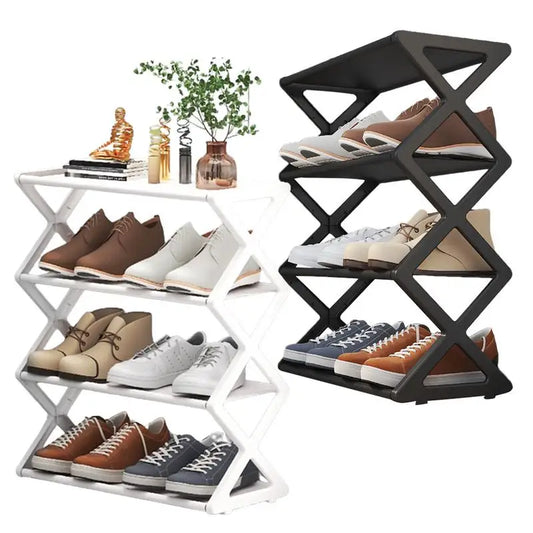 Home Furniture X-shaped Shoe Rack