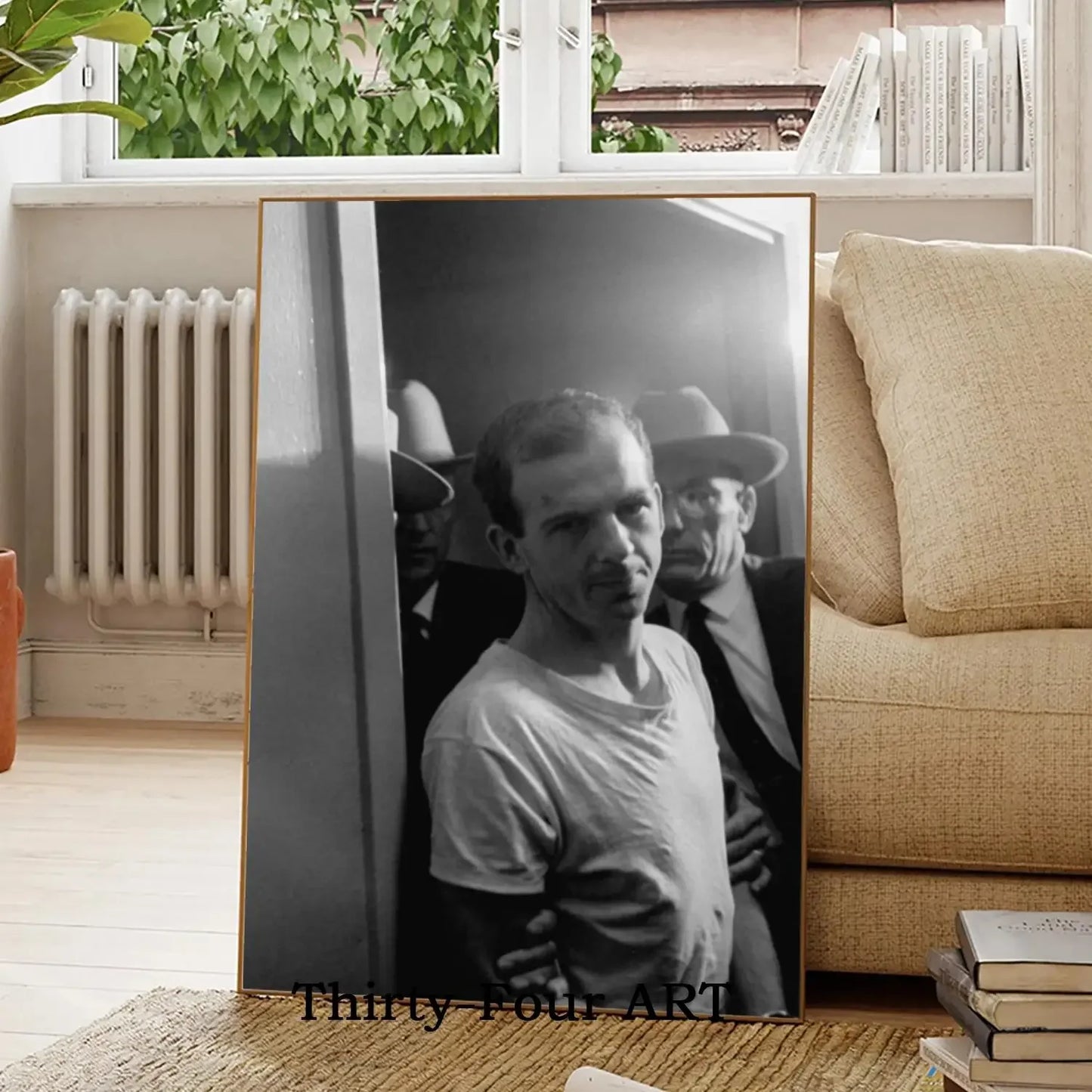 Lee Harvey Oswald Canvas Art Poster and Wall Art