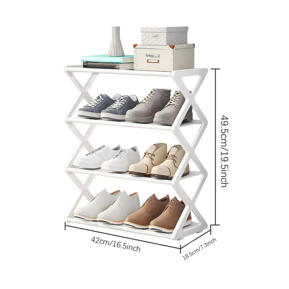 Home Furniture X-shaped Shoe Rack