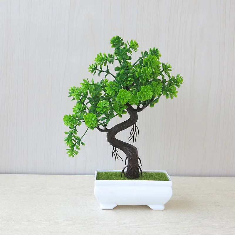 Artificial Plastic Plants Bonsai