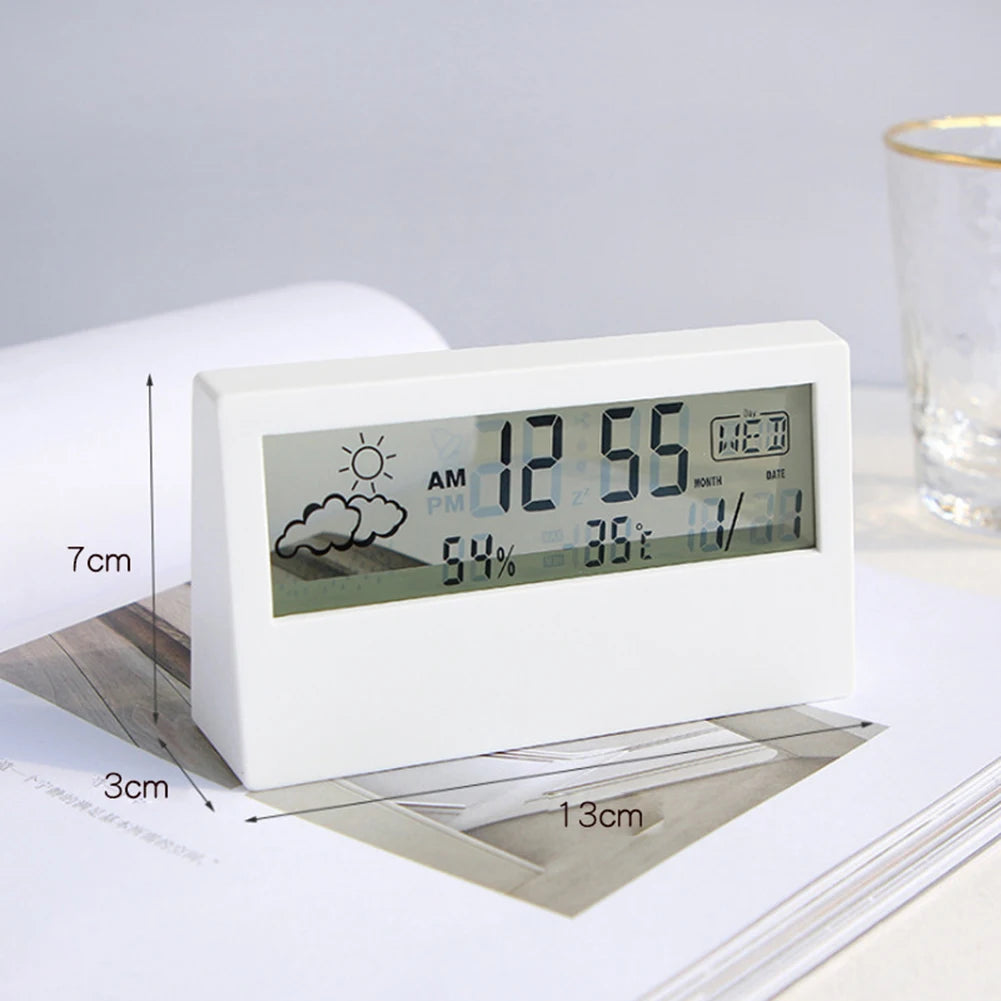 Thermo-Hygrometer Clock Weather Display