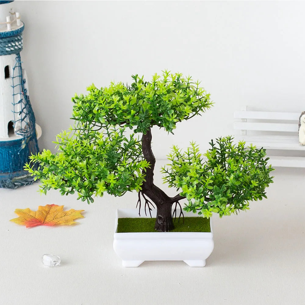 Artificial Plastic Plants Bonsai